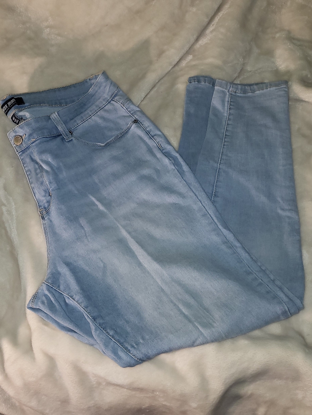 Wax Jean Pale Blue Skinny Jeans for Women